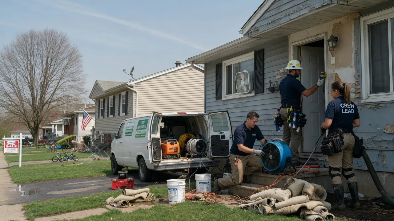 Flood Cleanup in Glen Gardner, NJ near me